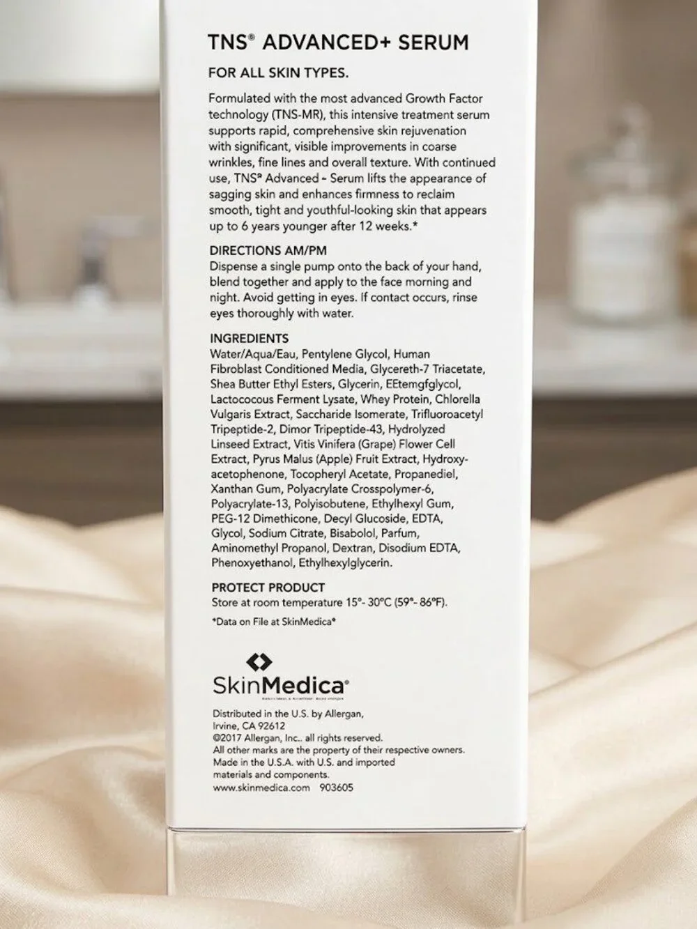 Title: SkinMedica TNS Advanced+ Serum 1 oz / 30ml Exp 2028 New Sealed